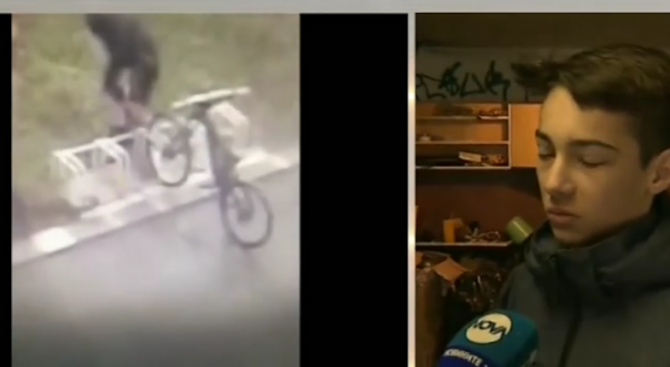 Ученик търси колелото си, откраднали му го два дни след като го сглобил сам