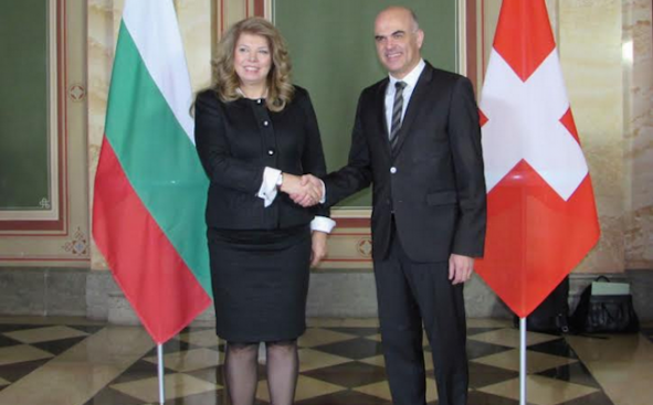 Илияна Йотова се срещна с швейцарския президент