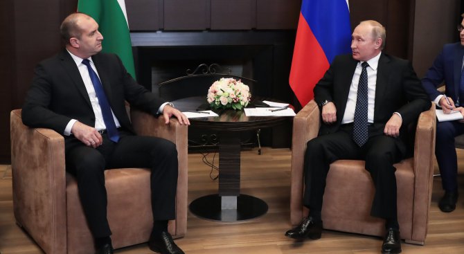 Руска медия : Владимир Путин и Румен Радев решиха да възстановят диалога между двете страни