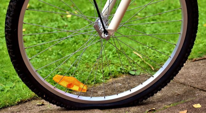 Крадец задигна велосипед от паркинг за по-малко от две минути