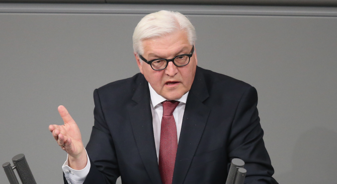 Германският президент изрази подкрепа за териториалната цялост на Украйна