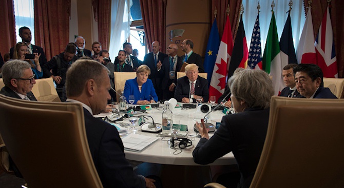 Започва срещата на лидерите на Г-7
