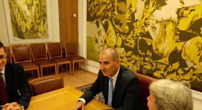 Цветан Цветанов се срещна с представители на ГЕРБ-Гърмен в НС (снимки)
