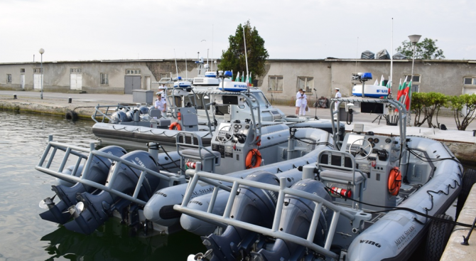 US правителството подари на българския флот 4 бързоходни лодки 