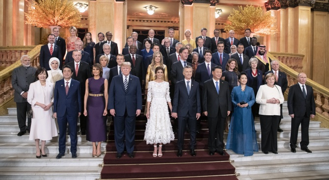 Лидерите от Г-20 се споразумяха за проект на финално комюнике