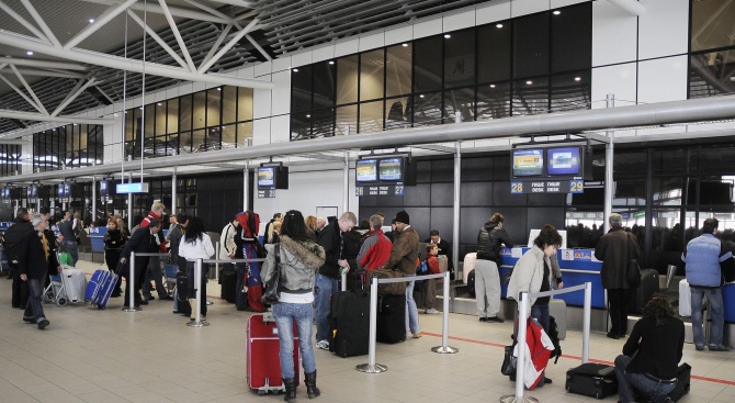 Евростат: Летище София е на 63-то място сред 150 аеропорта в ЕС