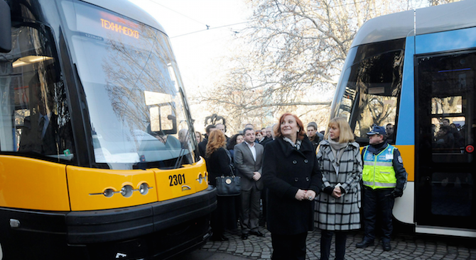 Нови трамваи тръгват в столицата до края на годината