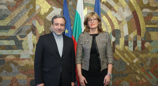 Mинистър Захариева прие заместник-министъра на външните работи на Иран
