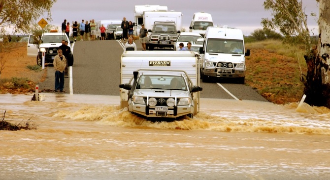 Рекордни проливни дъждове наводниха част от Австралия