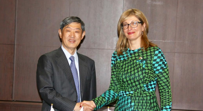 Екатерина Захариева в Токио: България и Япония задълбочават сътрудничеството си в редица области 