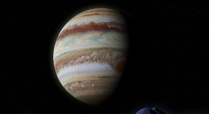 Юпитер и четири от луните ѝ ще се виждат без телескоп през юни