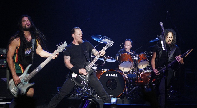 Metallica дариха 1,5 млн. евро по време на европейското си турне