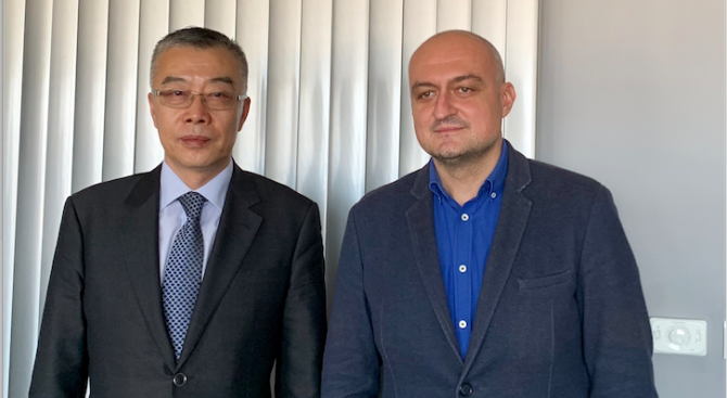 Цветомир Паунов се срещна с директора на дирекцията за Централна и Източна Европа при ЦК на ККП Найчън Чиан