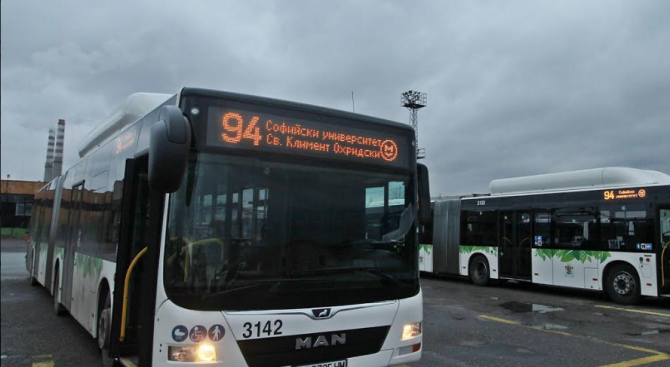 Официалният шрифт на София грейна на автобусните табели