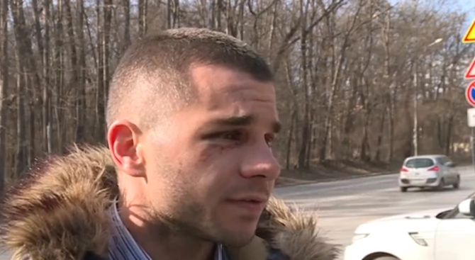 Сигнал за полицейско насилие в София 30 годишният Николай Илков твърди