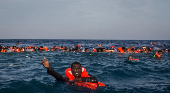 Агенцията на ООН за миграцията съобщи днес за едно корабокрушение