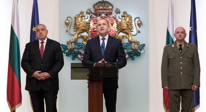 Изявление на президента Румен Радев след среща  с министър-председателя и с председателя на Националния оперативен щаб