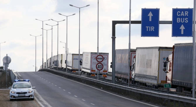 МВР публикува информация за трафика на българските гранични контролно пропускателни