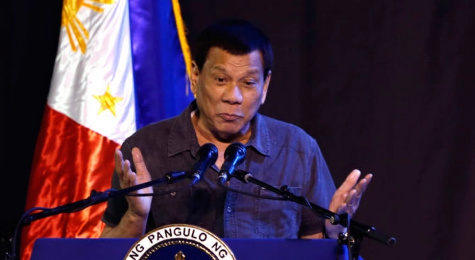 Във връзка с пандемията от новия коронавирус филипинският президент Родриго