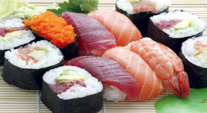 Следващия път когато хапвате суши нигири или сурова риба под