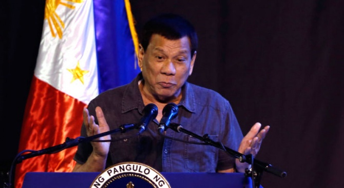 Филипинският президент Родриго Дутерте е наредил на силите за сигурност