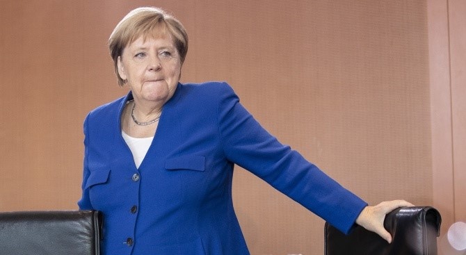 Видеоконферентната среща на канцлера Ангела МеркелАнгела Меркел - германски политик,