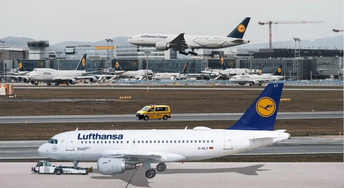 Германската авиокомпания Луфтханза Lufthansa ще удвои полетите си по разписание