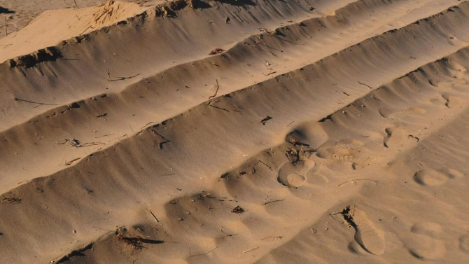 Установено е увреждане на пясъчни дюни на централния плаж в