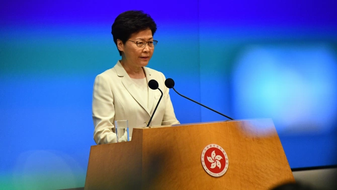 Главният администратор на Хонконг Кари Лам публикува писмо в което