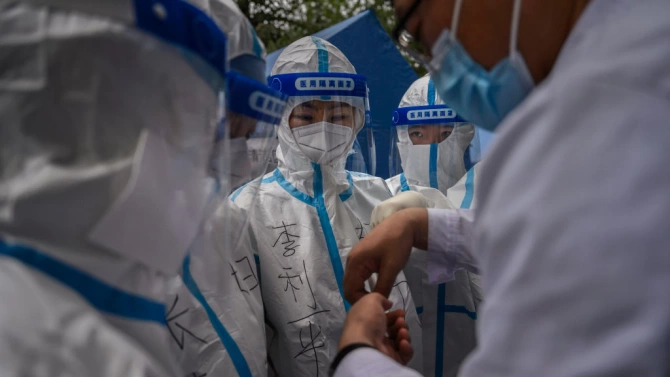 Здравните власти в град в северните части на Китай биха