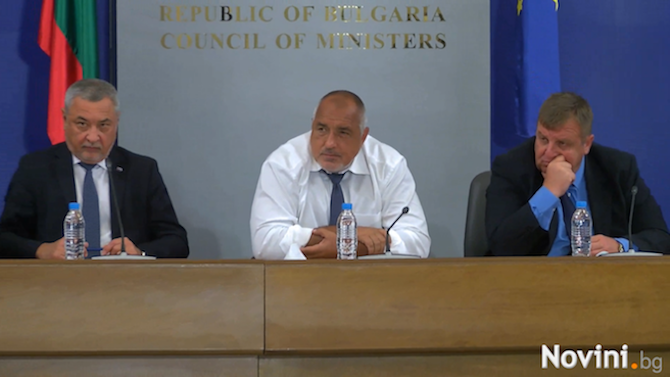 Премиерът Борисов: Само нашата отговорност ни задържа във властта
