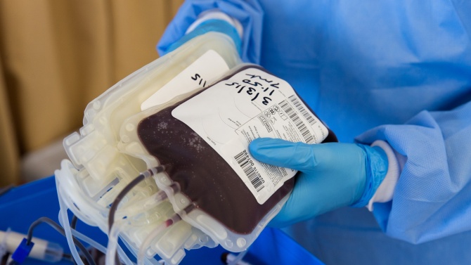  Европейски Съюз дава над 45 млн. евро за събирането на кръвна плазма за битката с COVID-19 