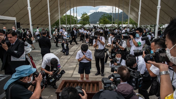 С официална церемония днес японският град Нагасаки отбеляза 75 ата годишнина