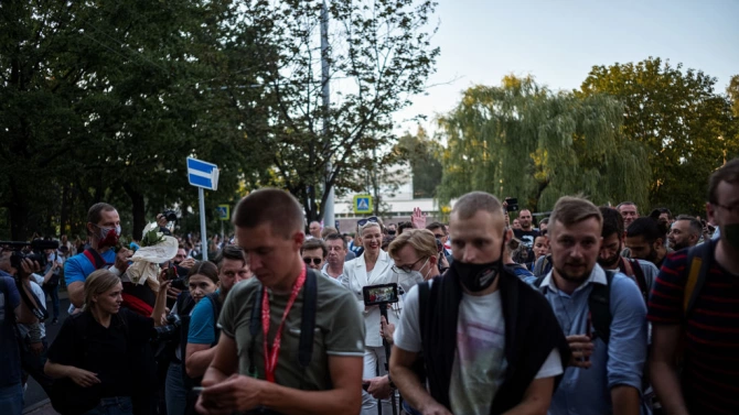 За трета поредна нощ Беларус беше обхванат от протести срещу