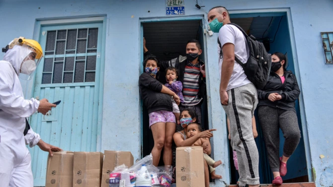 Бразилското правителство изпрати вчера хуманитарна мисия с шест тона хранителни