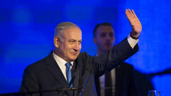 Израелският премиер Бенямин НетаняхуБенямин Нетаняху е роден на 21 октомври 1949