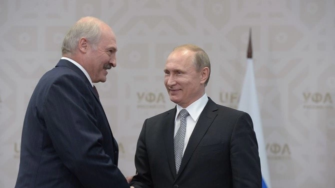 Президентите на Русия и Беларус Владимир Путин Владимир Путин