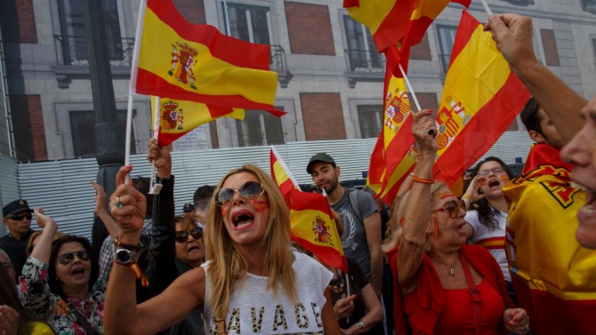 И в Мадрид въстанаха срещу задължителните маски
