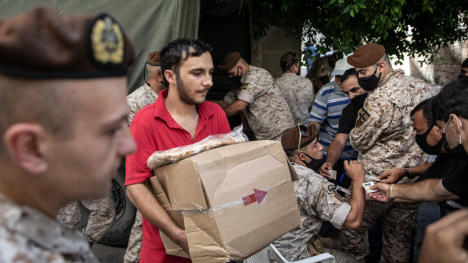 България изпрати безвъзмездна помощ на Ливан във връзка с хуманитарната