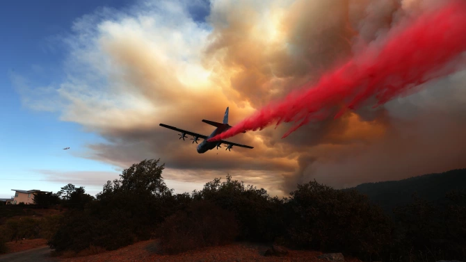 Десетките горски пожари бушуващи в Северна Калифорния отнеха живота на