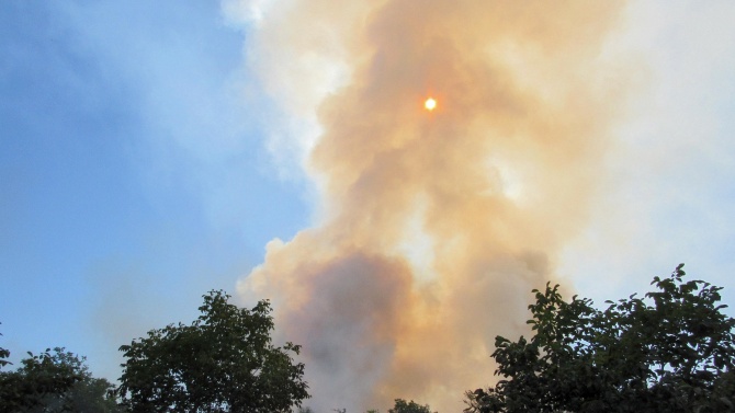Опасност от пожари в осем области на страната 