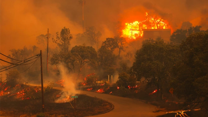 Най малко 96 големи горски пожара са обхванали площ от 1