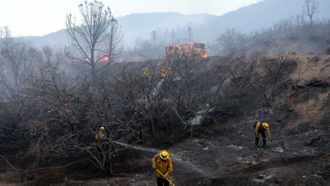 Гигантските пожари които опустошават от повече от месец западното крайбрежие