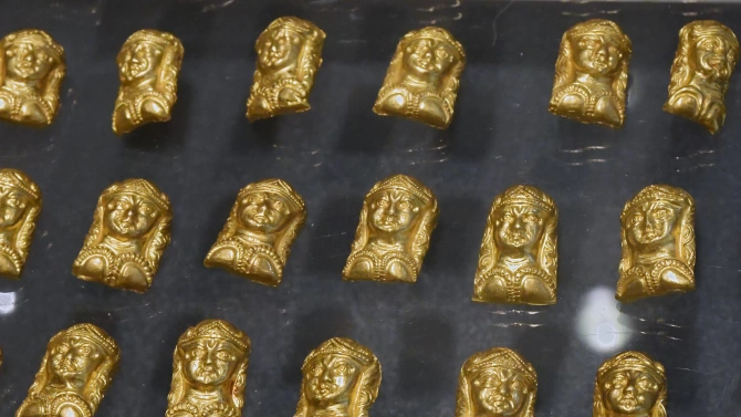 Панагюрското злато съкровище пристигна в Панагюрище при засилени мерки за