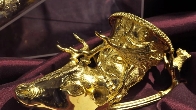 Оригиналът на Панагюрското златно съкровище отново се върна у дома