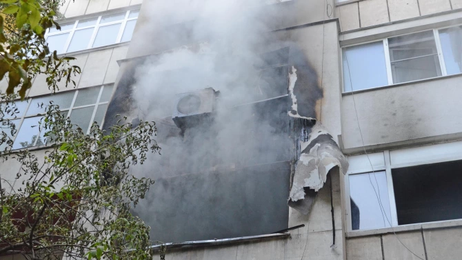 Газова бутилка избухна в жилищен блок в Бургас Инцидентът е