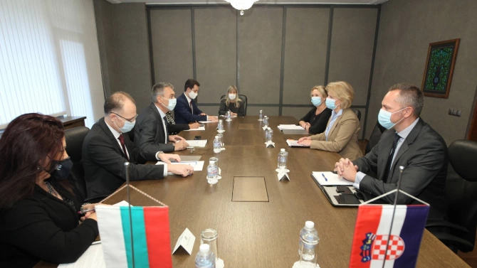 Отличното сътрудничество между България и Хърватия бе потвърдено на първите