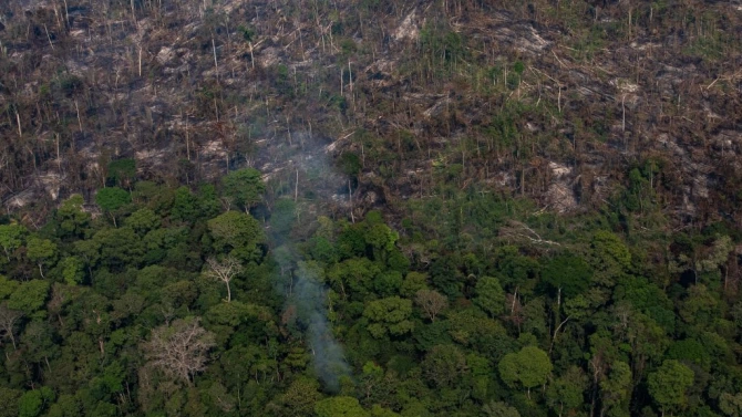 Пожарите в бразилския регион Амазония са се увеличили с 13