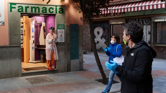 Новата карантина в Мадрид почти не се спазва 