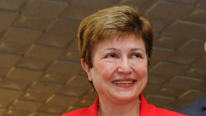 Председателят и управляващ директор на Международния валутен фонд Кристалина ГеоргиеваКристалина
